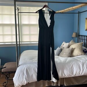 BCBG Maxazria black and white dress